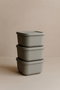 Hermia Juego de Cajas de Almacenamiento Gris BU0011